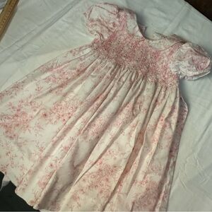 Pink Floral Kids Dress. Classic